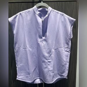 Figs Rafaela oversized scrub top in Lavendar Dew size XXS